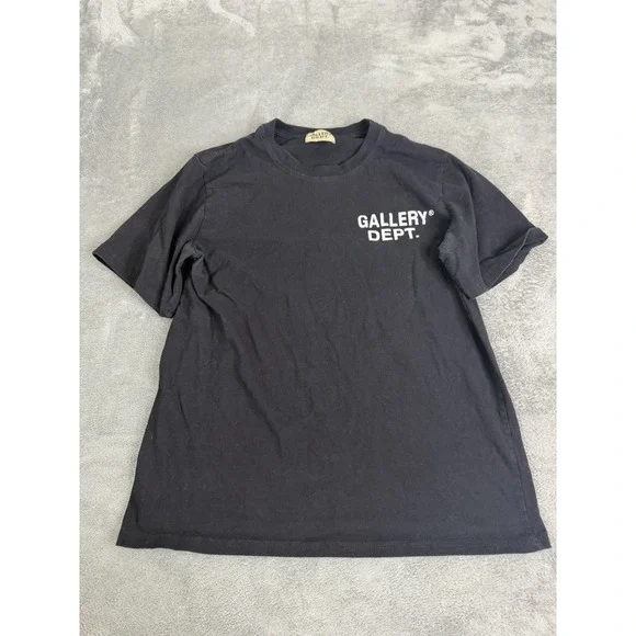 Gallery Dept. Short Sleeve T Shirt Men's Size Medium Black