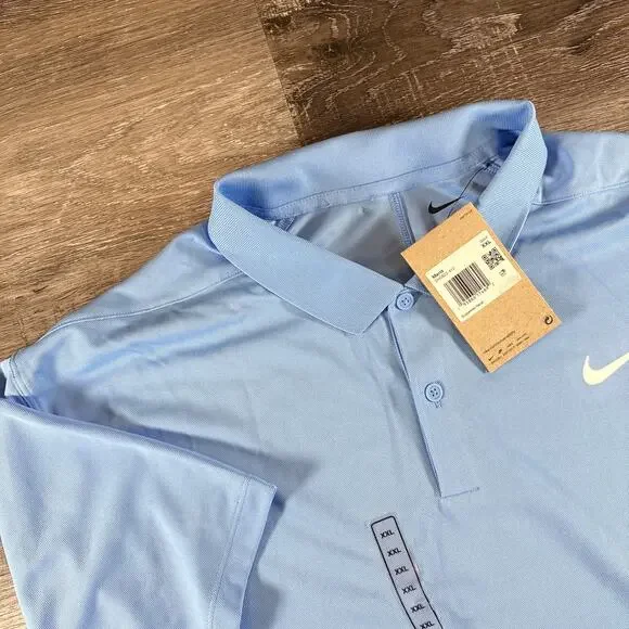 Nike Men's‎ Dri-Fit Polo Blue Size XXL NWT *READ*