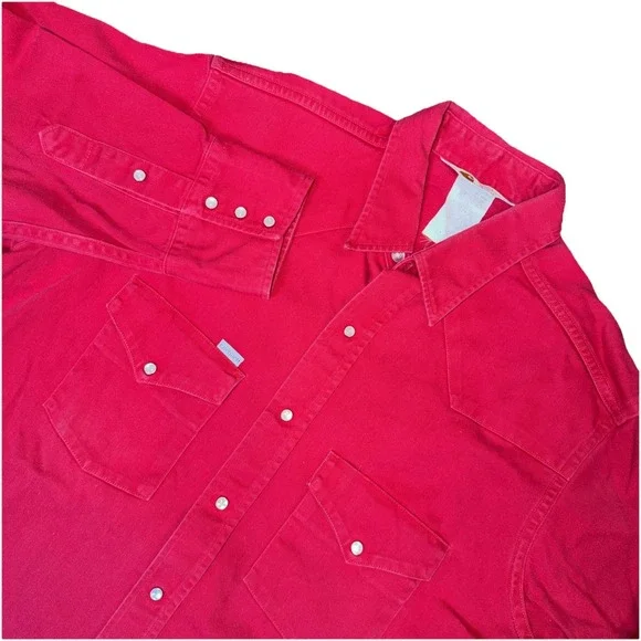 Vtg Gorp core Carhartt Rugged Outdoor Wear Red Heavy‎ Canvas SU000 17 X 36 USA