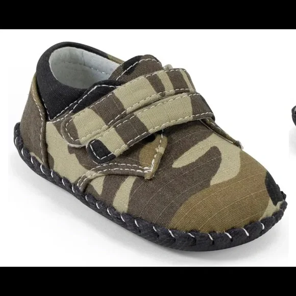 NEW Pediped Shoes Baby Boys Size 0-6‎ months originals ETHAN Camo handcrafted