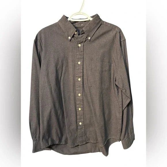 IVY CREW Men's long sleeve shirt size:L color:gray