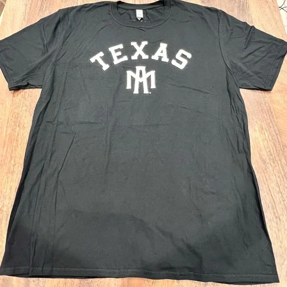 NWOT  Texas A&M University Black T-shirt Size XL Casual
