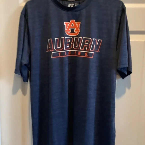 Russell Athletic Navy Auburn‎ Tigers Short-Sleeve Tee with Orange Logo