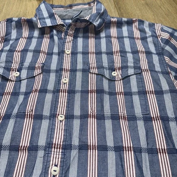 Tommy Bahama‎ Button Down Striped Shirt Men's Medium Cotton Long Sleeve Preowned