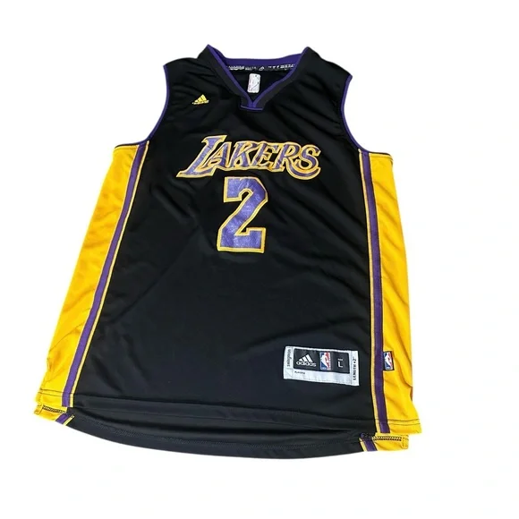 Adidas Men Los Angeles Lakers Lonzo Ball Alternative Jersey Sz Large