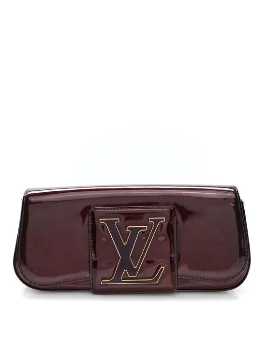Louis Vuitton Patent Sobe Clutch Rouge #290961L69B