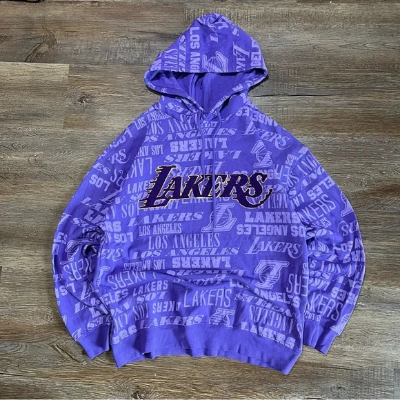 Los Angeles Lakers Purple AOP NBA Hoodie