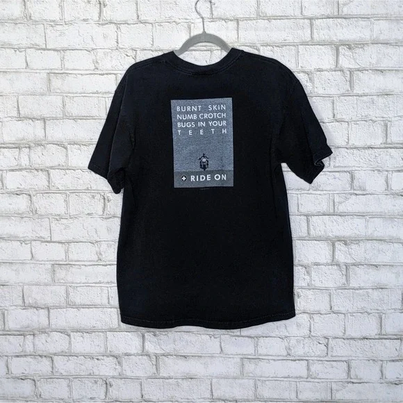 Vintage Biker Harley Motorcycle Chrome Maine Shirt