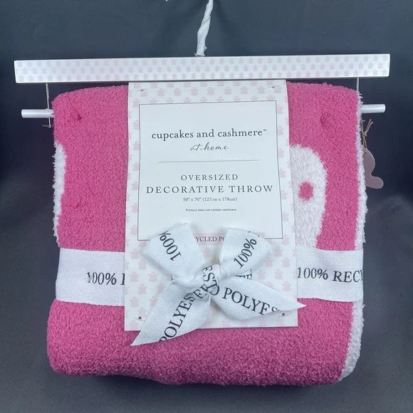 Halloween Cupcakes‎ and Cashmere Pink Ghost Blanket Reversible 2024 Viral TikTok