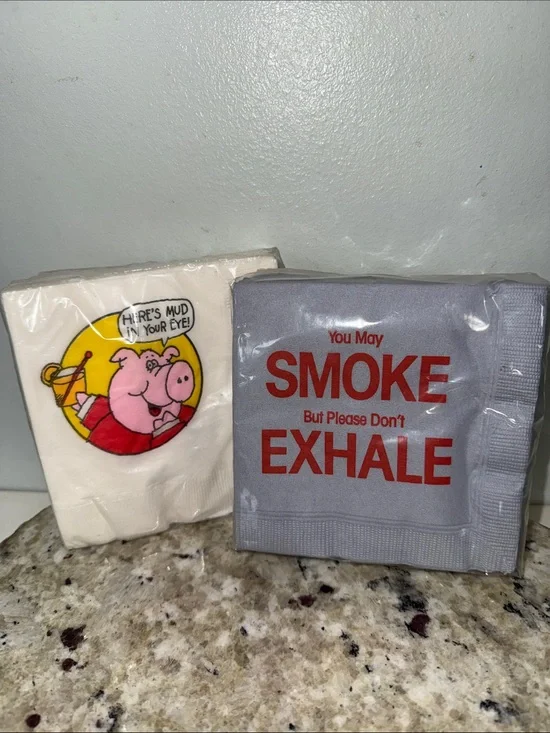 Novelty Vintage Cocktail Napkins 