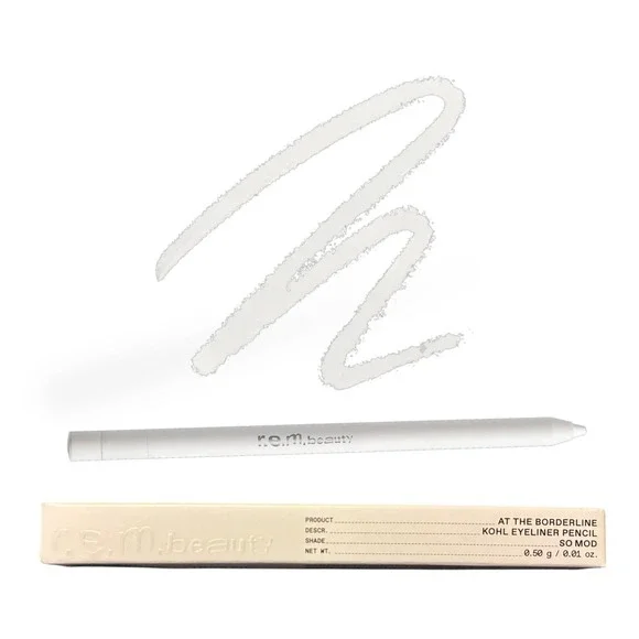 r.e.m. beauty At The Borderline Kohl Eyeliner Pencil So Mod Bright White NIB