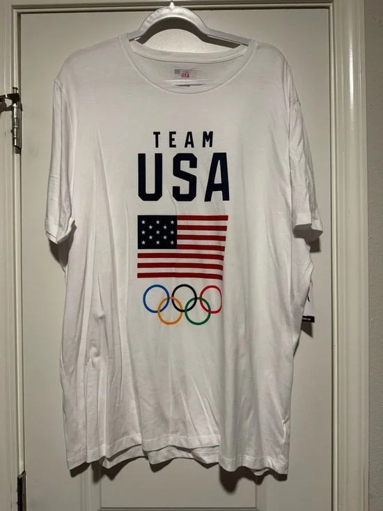 Team USA Olympic Graphic Short Sleeve Tee - White