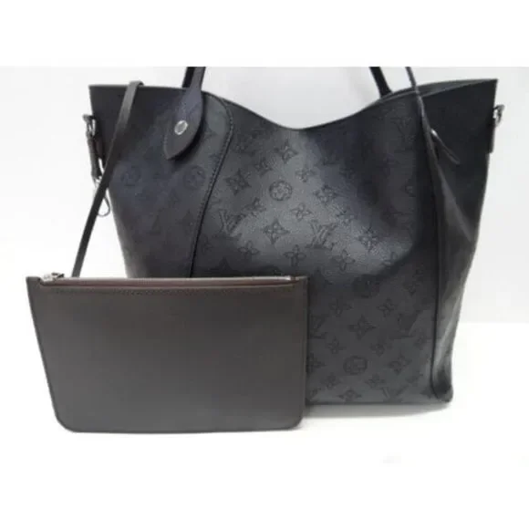 Louis Vuitton Mahina Hina MM Tote Bag Leather Noir