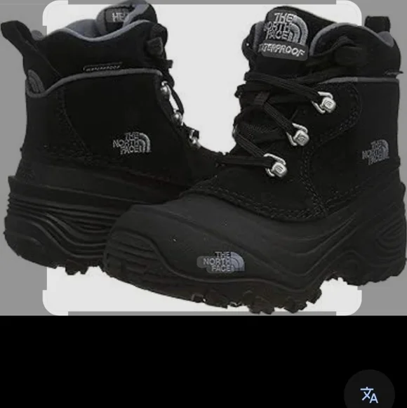 The North Face Black Insulated Winter Boots