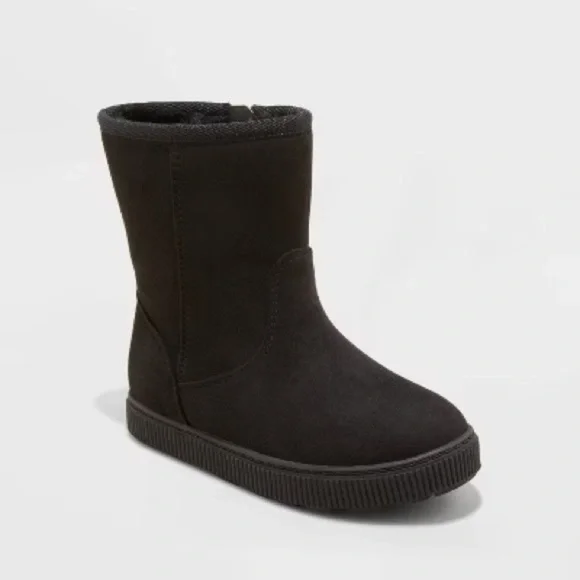 NWT Pip Zipper Toddler Shearling Style Boots