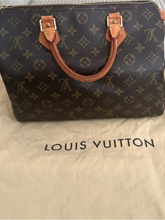 Louis Vuitton Monogram Leather Pull Tab - Brown