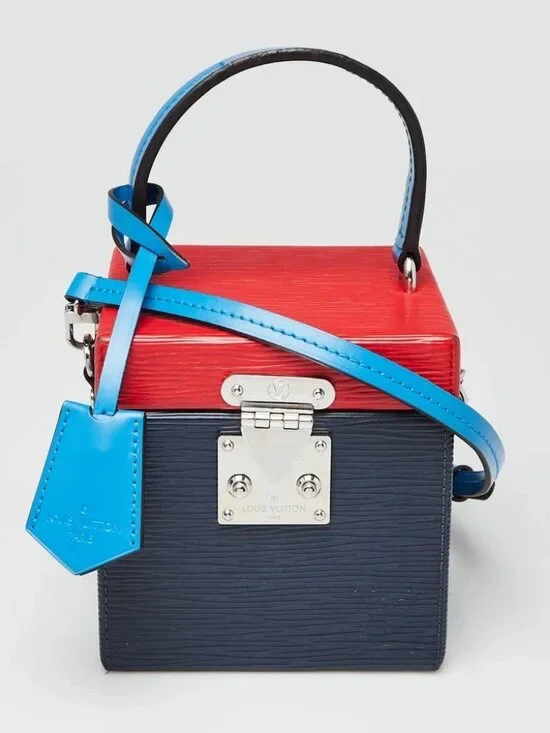 Louis Vuitton Tri-Color Epi Leather Bleecker Box Bag
