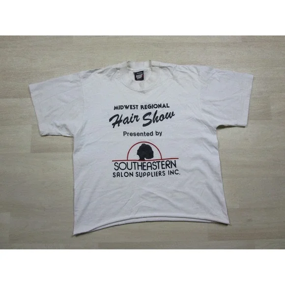 Vintage Screen Stars T Shirt Hair Stylist Size (L) Single Stitch Paul Mitchell