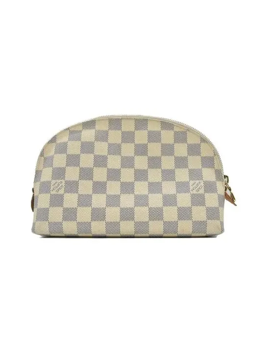 $1010 Louis Vuitton Damier Azur Cosmetic Pouch GM