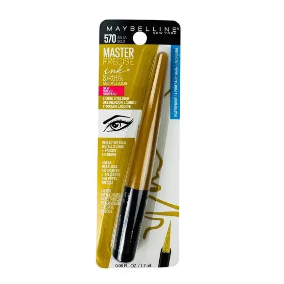 Maybelline Master Precise Ink Metallic Waterproof Liquid Eyeliner 570 Solar Gold