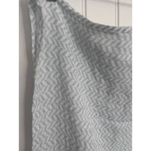 HB Blue White 100% Cotton Baby Swaddle Blanket 46