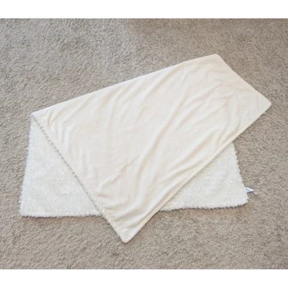 By Anthropologie Baby Blanket Soft Sherpa Minky 36