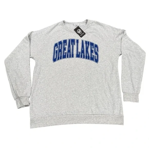 Great Lakes Where I'm From Crewneck Sweatshirt Gray XXL