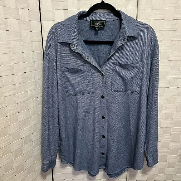 G.H. Bass & Co. Men's Flannel Button‎ Down Shirt Casual Long Sleeve Medium