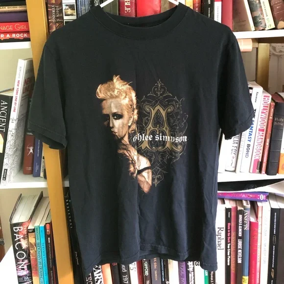 Vintage Ashlee Simpson Tour Tee Shirt