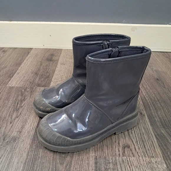Zara Kids Shoes Size EU25 Girls Gray Shiny Boots