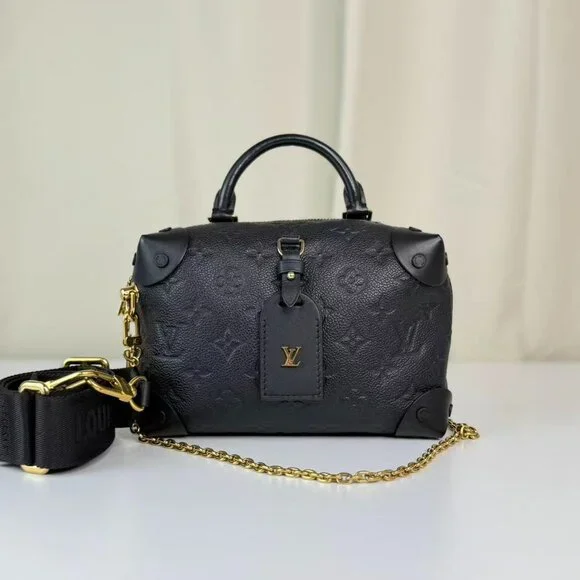 Louis Vuitton Black Empreinte Leather Shoulder Bag Crossbody