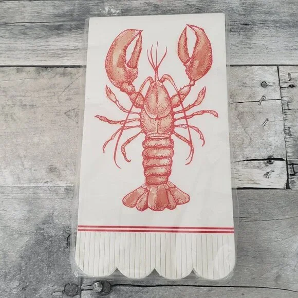 NWT - My Mind's Eye 32 Paper Napkins Lobster