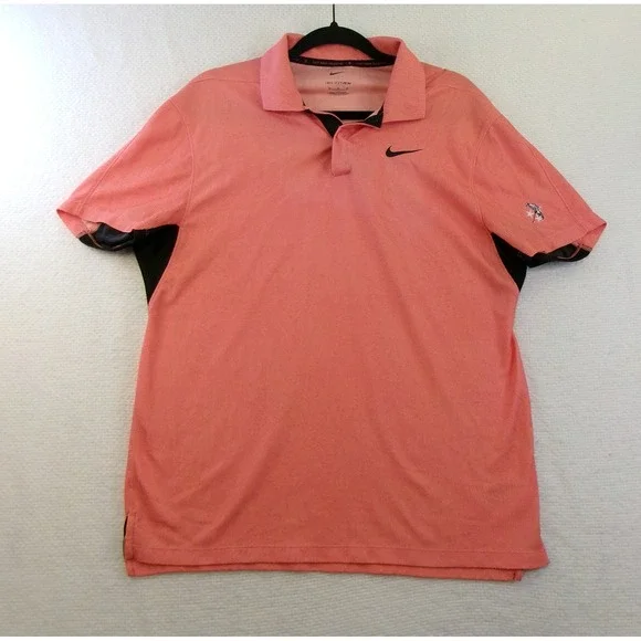 Nike Tiger Woods Collection Dri-FIT ADV Golf Polo Salmon Pink Mens M DH0711-668