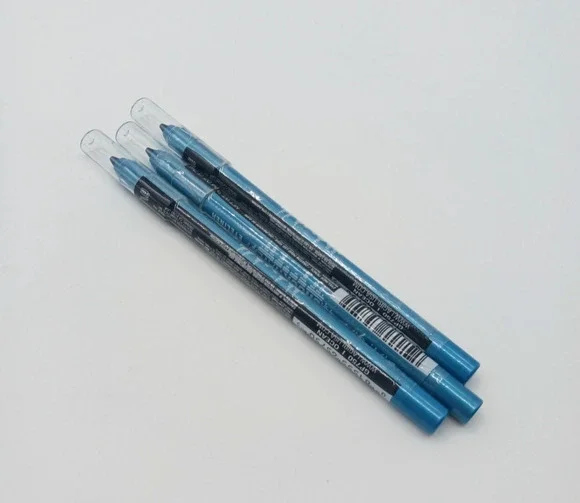 Lot of 3 L.A. Girl Shockwave Ocean Metallic Eyeliner Pencil 0.04oz