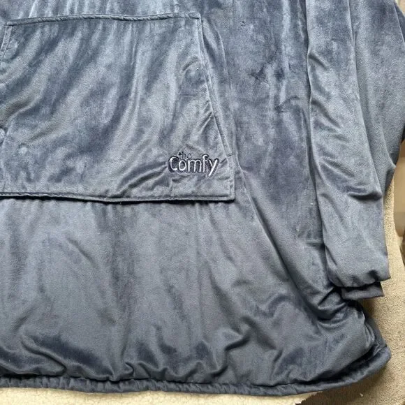 The Comfy Wearable Blanket‎ Hooded Pockets Sherpa Large Hoodie Original Soft