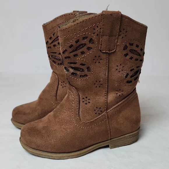Rachel Shoes Lil Jayla Tan Kids Western Boots