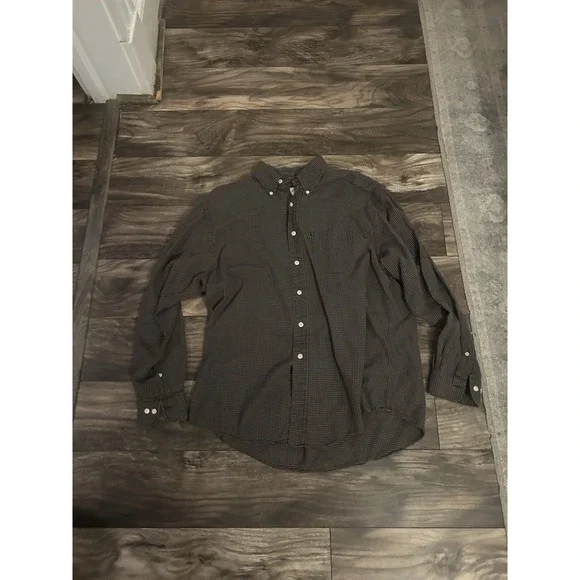 Brooks Brothers 346 Shirt Mens Large Soft‎ Flannel Check Pocket Lightweight 455