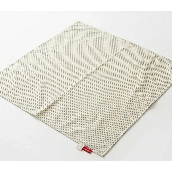 Vintage Amy Coe White & Green Dot Baby Blanket Limited Edition Cotton 36