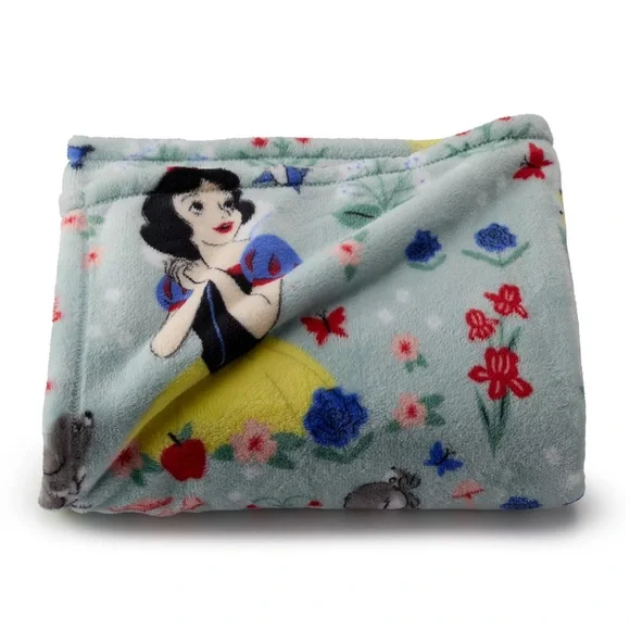 Disney's Oversized Supersoft Printed Plush Throw by The Big One, Snow White, NWT