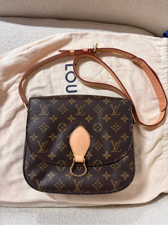 Authentic Louis Vuitton Saint Cloud GM monogram crossbody bag