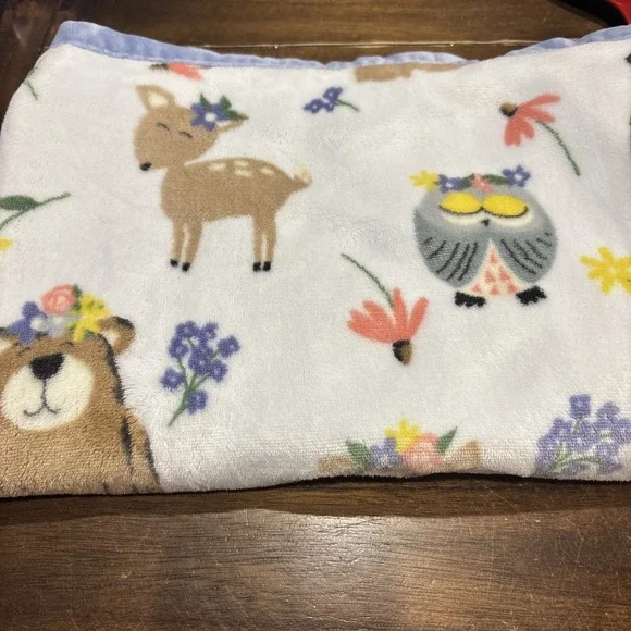 Bass Pro Shops Deer Bear Fox Owl Baby‎ Blanket 30