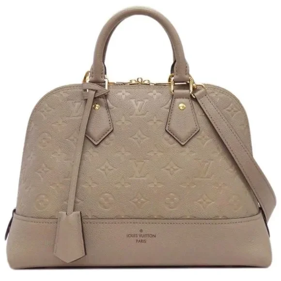 Louis Vuitton Monogram Implant Neo Alma PM Shoulder Bag Beige