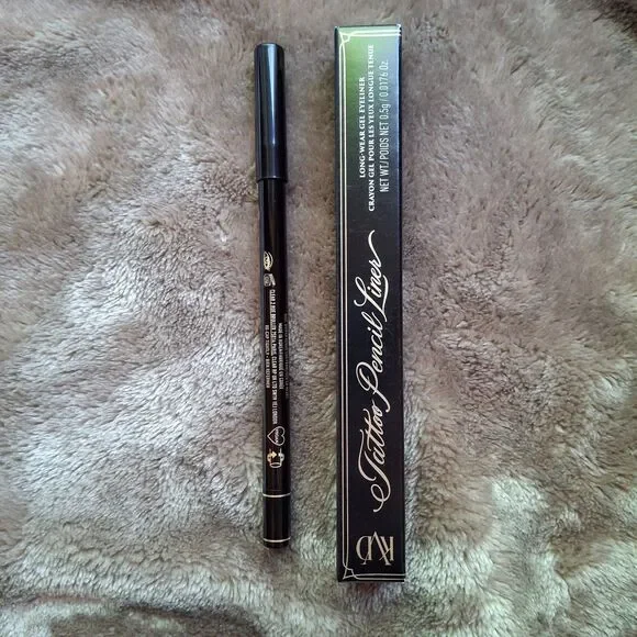 KVD Beauty Eyeliner Tattoo Pencil Liner Trooper Black - Full Size, New 0.0176 oz