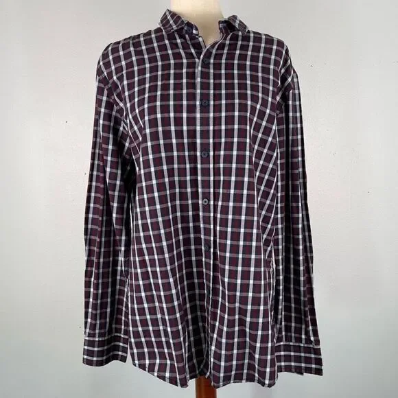 American Rag Cie Button Down Dress Shirt Size L EUC