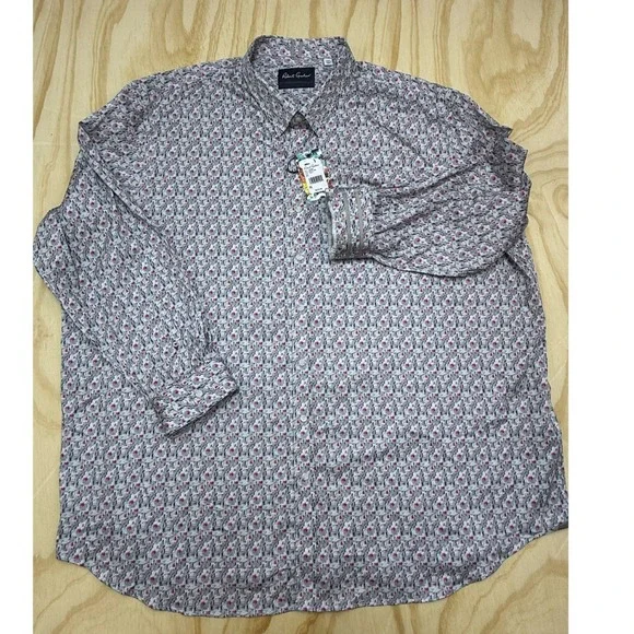 Robert Graham Medina 4XL Geometric Print Button Down Shirt Multicolor NWT