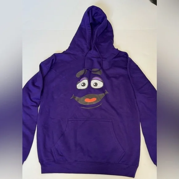 McDonald's Grimace purple hoodie men’s small NEW
