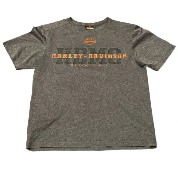 Harley Davidson Motorcycles T Shirt Gray Medium