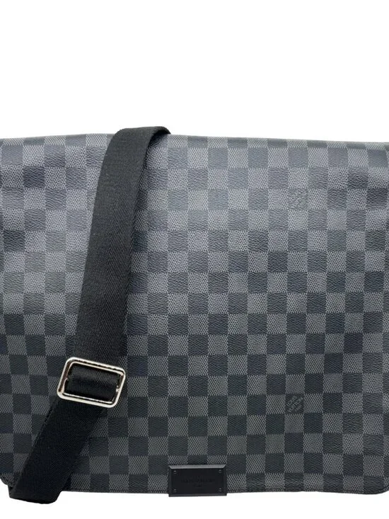 Louis Vuitton  District MM Monogram Eclipse Messenger Bag Black