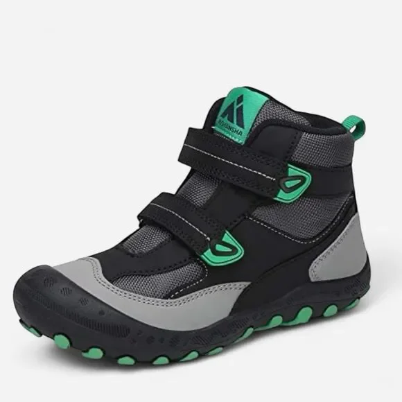 Mishansha Waterproof Hiking Boots  Boys 5Y Outdoor Trekking‎ Trail Walking Shoes