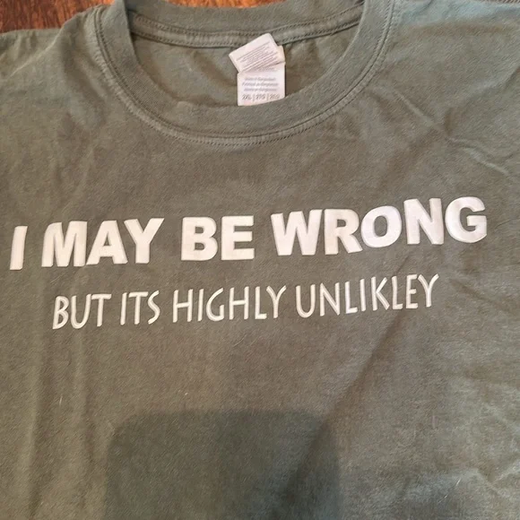 Slogan  men’s T shirt size 2XL